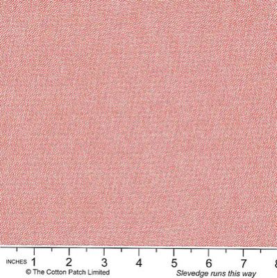 Dutch Heritage fabric: Pindots Coral (per 1/4 metre)