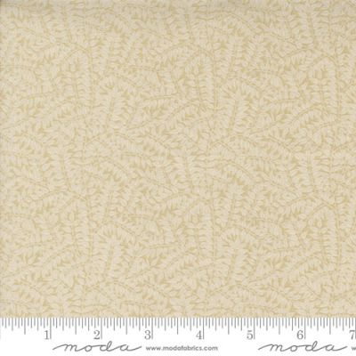 Morris Manor fabric: Branch, Porcelain