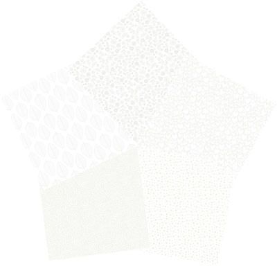 Makower Essentials Whites Fat Quarter Pack