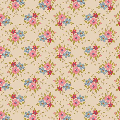 Tilda fabric: Creating Memories Spring Frida Pearl