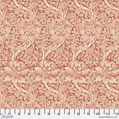 Emery Walker's House Fabric: Rose and Thistle Madder