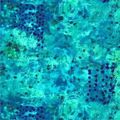 Marcia Derse Fabric: Spotted Graffiti Blue Hour