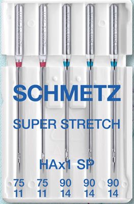 Schmetz Super Stretch Sewing Machine Needles Size Mixed