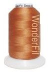 Deco Bob: 80wt 2ply Polyester Thread 2000m Spool Dark Copper