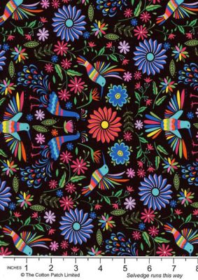 Mexicana fabric: Otomi Art (per 1/4 metre)