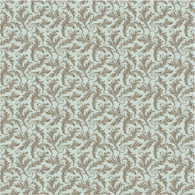 Cocoa Blue fabric: Eucalyptus Caribbean (per 1/4 metre)