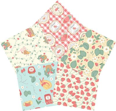 Strawberry Picking Fat Quarter Pack