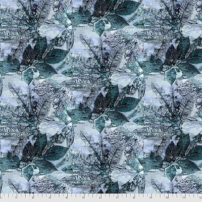 Into the Woods Fabric: Arctic Leaves Spruce (per 1/4 metre)