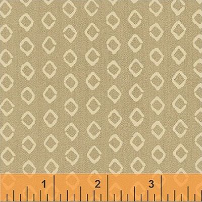 Atlas fabrics: Diamonds Sand (per 1/4 metre)