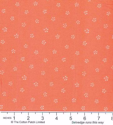 Classic Coordinates Fabric: Dash Ditsy Peach (per 1/4 metre)