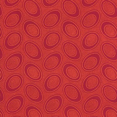 Kaffe Fassett Fabric Aboriginal Dots Pumpkin (per 1/4 metre)