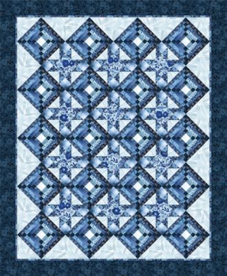 Starry Blues Quilt Kit