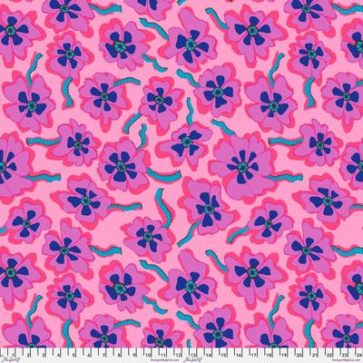 Brandon Mably Fabric Camo Flower Pink (per 1/4 metre)