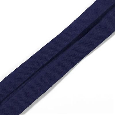 Bias Binding Cotton Navy Blue 40mm