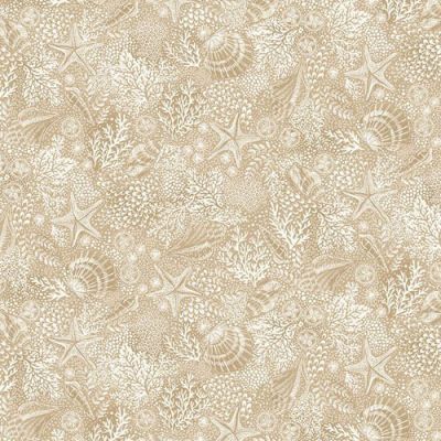 High Tide Fabric: Reef, Cream