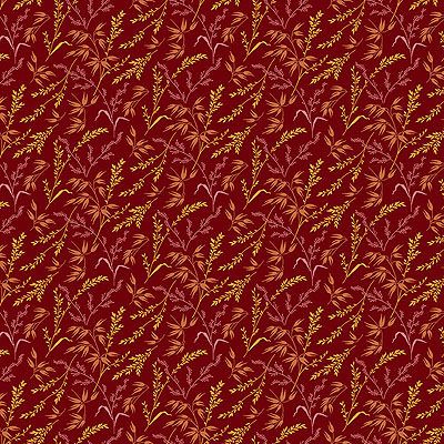 Lady Tulip fabric: Rustic Branch Persian Plum (per 1/4 metre)