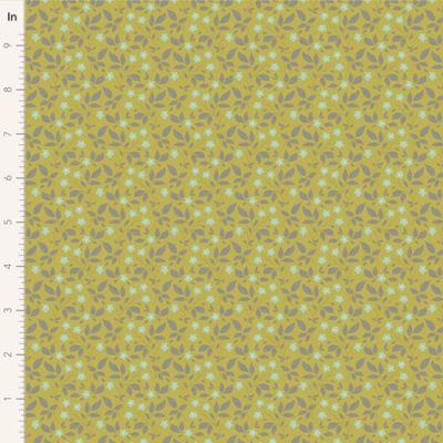 Tilda Sunday Brunch Tipsy Blenders fabric: Tipsy Sour Yellow