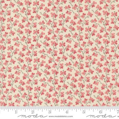 Rouenneries Trois fabric: Bijou, Pearl faded