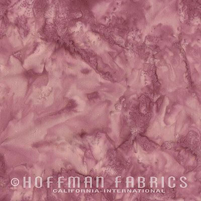 Hoffman Bali Batik Fabric: Watercolour Camellia (per 1/4 metre)