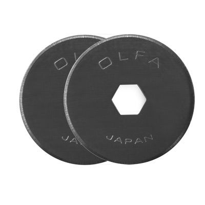 Olfa Spare Blades for Extra Small 18mm Rotary Cutter (2)