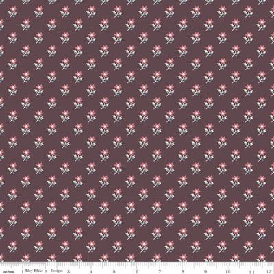 Sense and Sensibility Fabric Henry Purple (per 1/4 metre)