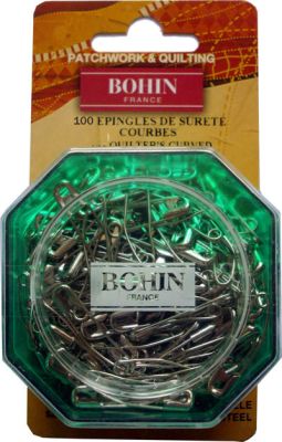 Bohin Curved Safety Pins Size 1