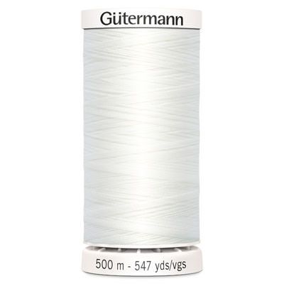 Gutermann SewAll Thread 800 White 500m