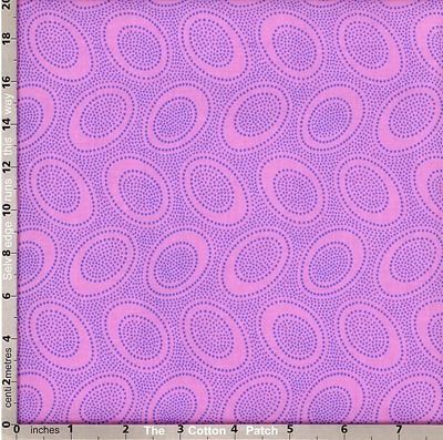 Kaffe Fassett Fabric Aboriginal Dots Wisteria  (per 1/4 metre)