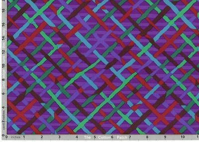 Brandon Mably Fabric Mad Plaid Purple