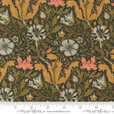 Morris Manor fabric: Compton, Ebony