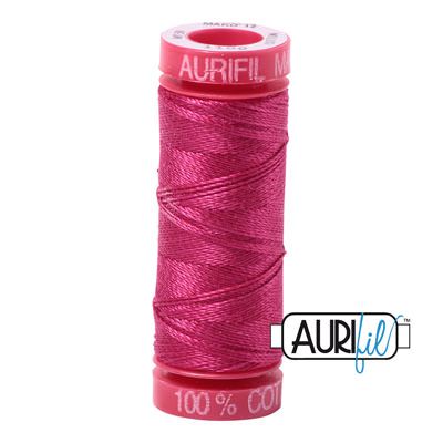 Aurifil 12 Cotton Thread 1100 Red Plum