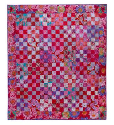 Kaffe Fassett Blushing NinePatch Quilt Kit