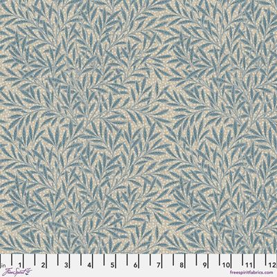 William Morris Emery Walker Fabric: Emery's Willow Woadblue