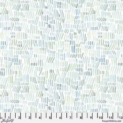 Natural Affinity fabric: Watercolour Meadow Celadon (per 1/4 metre)