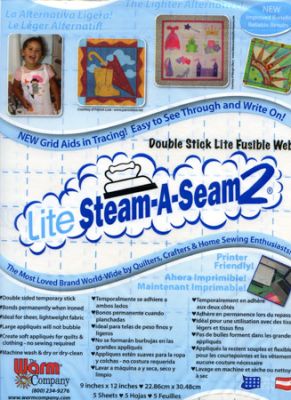 Steam a Seam Lite 2  5 Sheets 9" x 12"