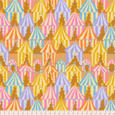 Brandon Mably Fabric Glamping Yellow (per 1/4 metre)