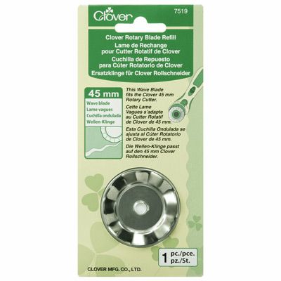 Clover Rotary Cutter Wave Blade 45mm