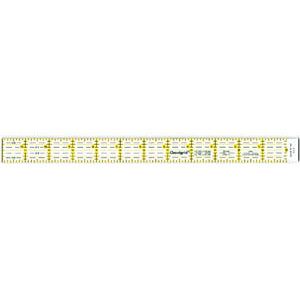 Omnigrid 1' X 12.5' Patchwork Ruler