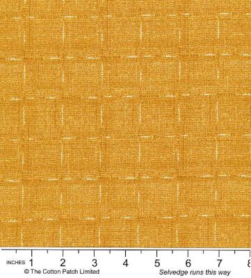 Classic Coordinates Fabric: Patchwork Gold (per 1/4 metre)