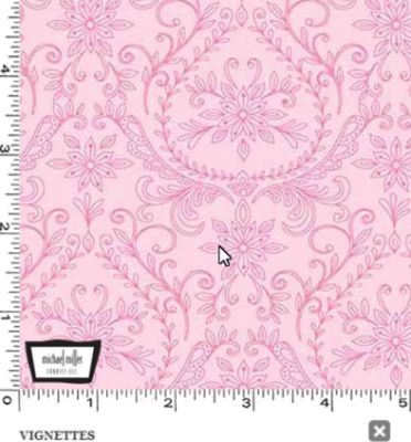 Elephant Cavalcade fabrics: Vignettes Pink