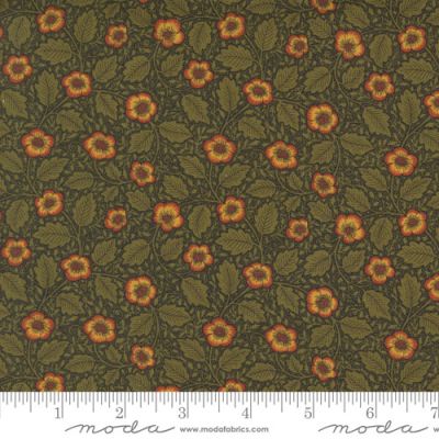 Morris Manor fabric: Antipodes, Ebony