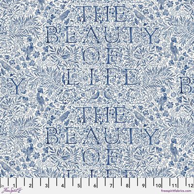 Emery Walker's House Fabric: The Beauty of Life Indigo