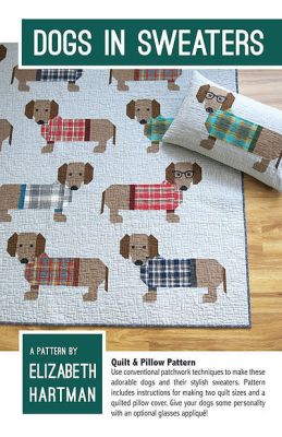 Elizabeth Hartman Patterns: Dogs in Sweaters