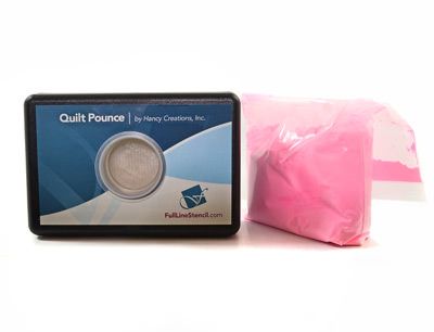 Pink Quilt Pounce Wash or Brush Off Set