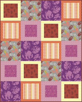 Mod Cloth Elements Fire Accent Quilt Bundle