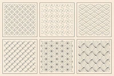 Sashiko Sampler Natural