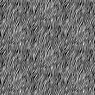 Around The World fabric: Zebra White (per 1/4 metre)