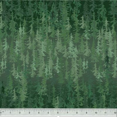 Majestic Fabric: Pine Forest Pine (per 1/4 metre)