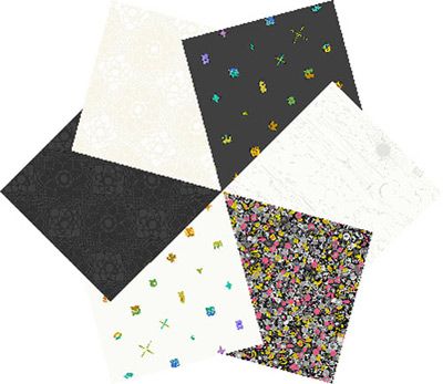 Sun Prints Monochrome Fat Quarter Pack