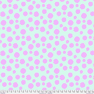 Tula Pink Tabby Road Minky fabric: Fur Ball Technomint